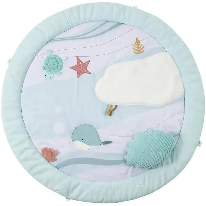 Little Big Friends - Large Round Playmat with Arch, Multisensory Activity Toy, Ocean Image 4