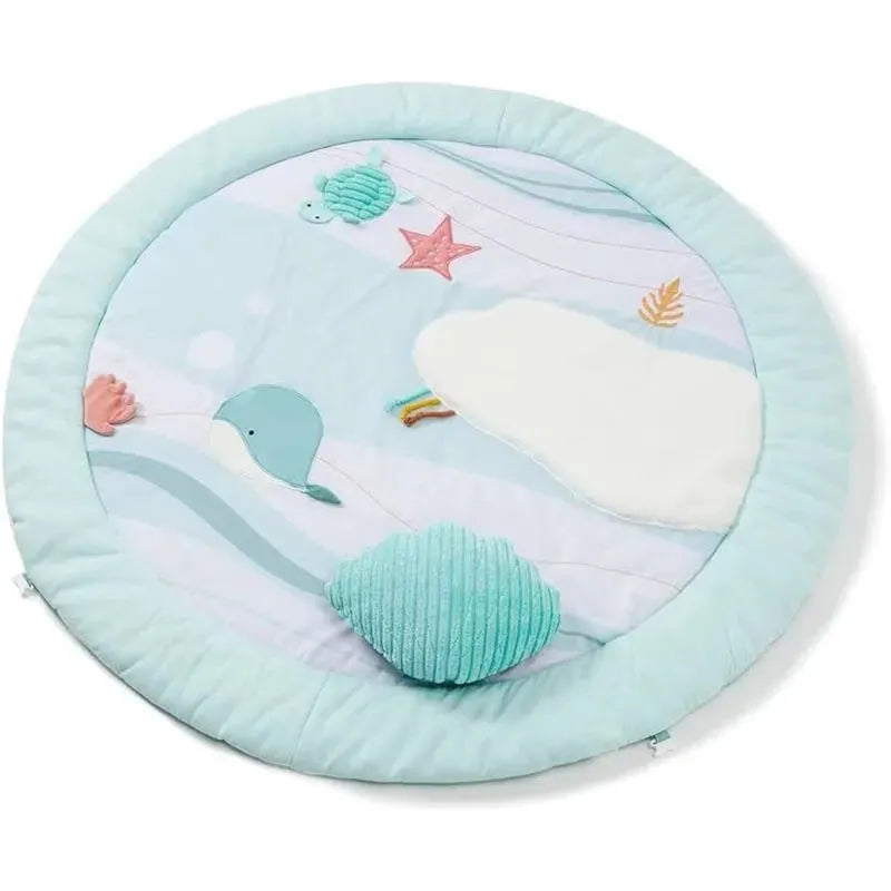 Little Big Friends - Large Round Playmat with Arch, Multisensory Activity Toy, Ocean Image 5