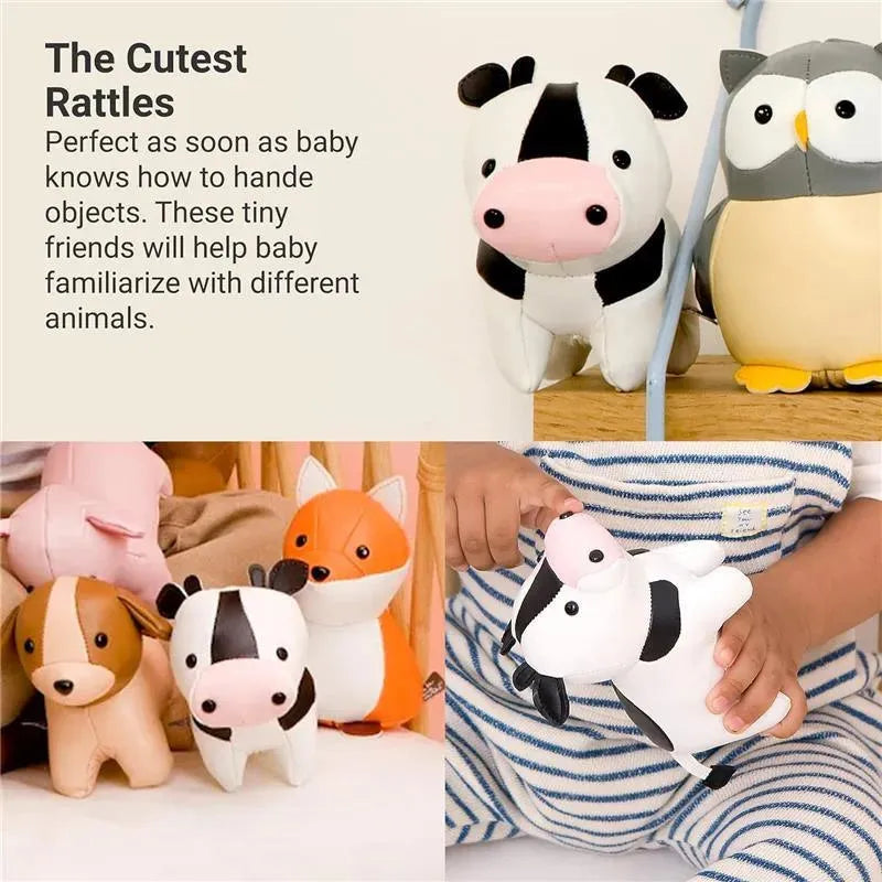 Little Big Friends - Tiny Friends Rattle Toy, Emma The Cow Image 4