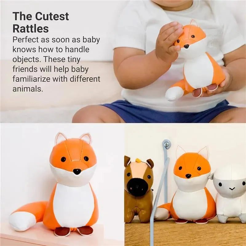 Little Big Friends - Tiny Friends Rattle Toy, Richard The Fox Image 4