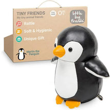 Little Big Friends - Tiny Friends, Rattle Toy, Special Stuffed Animal, Martin The Penguin Image 1