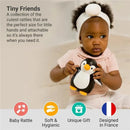 Little Big Friends - Tiny Friends, Rattle Toy, Special Stuffed Animal, Martin The Penguin Image 5