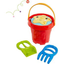 Little Kids - Fisher-Price Toddler 3-in-1 Beach Bucket, Portable Sprinkler and Sandcastle Mold Image 1