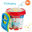 Little Kids - Fisher-Price Toddler 3-in-1 Beach Bucket, Portable Sprinkler and Sandcastle Mold Image 2