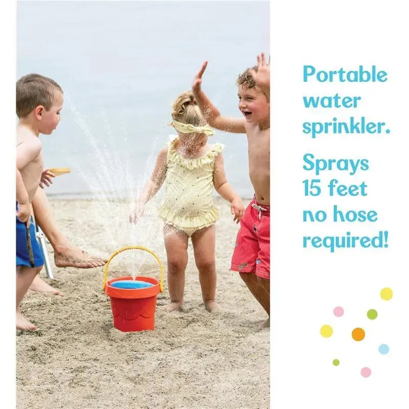 Beach bucket with sprinkler online