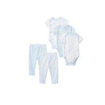 Little Me - Bears Bodysuit Pant Set 5Pc, Blue Image 1