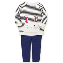 Little Me Bunny 2-Piece Legging Set Navy Image 2