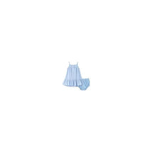 Little Me Embroidered Sundress - Blue  Image 2