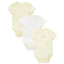 Little Me - Little Ducks 3 Pk Bodysuit, Yellow Image 1