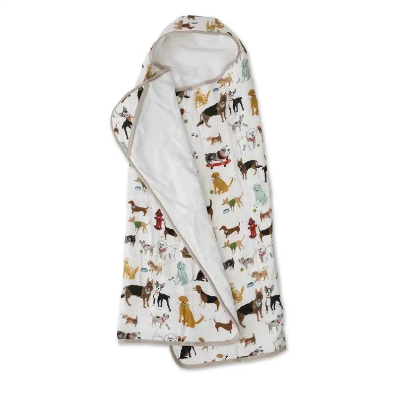 Little Unicorn - Cotton Hooded Towel Big Kid, Woof.