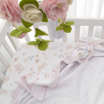 Living Textiles - 100% Cotton Jersey Crib Fitted Sheet, Fly Away Image 2