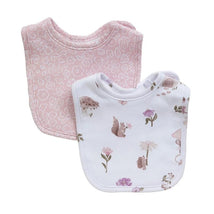 Living Textiles - 2Pk Bib Set, Mushroom House Image 2