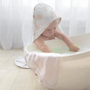 Living Textiles - Baby Hooded Towel 5pc Bath Gift Set, Fly Away, Pink Image 4