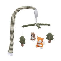 Living Textiles - Baby Music Mobile, Crib Toy, Forest Retreat Image 1