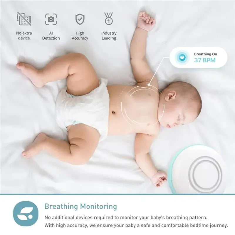 Lollipop - Baby Monitor Full-Featured Smart Wi-Fi Camera, Cotton Candy Image 3