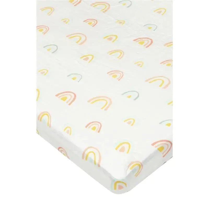 Loulou Lollipop - Crib Sheet, Pastel Rainbow Image 1