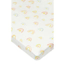 Loulou Lollipop - Crib Sheet, Pastel Rainbow Image 1