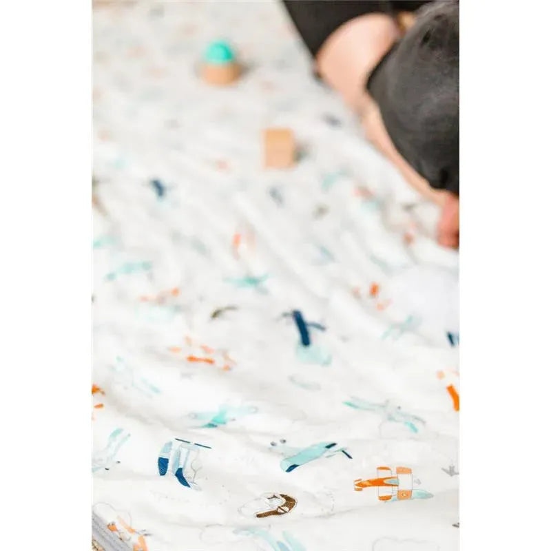 Loulou Lollipop - Muslin Swaddle, Born To Fly Image 5