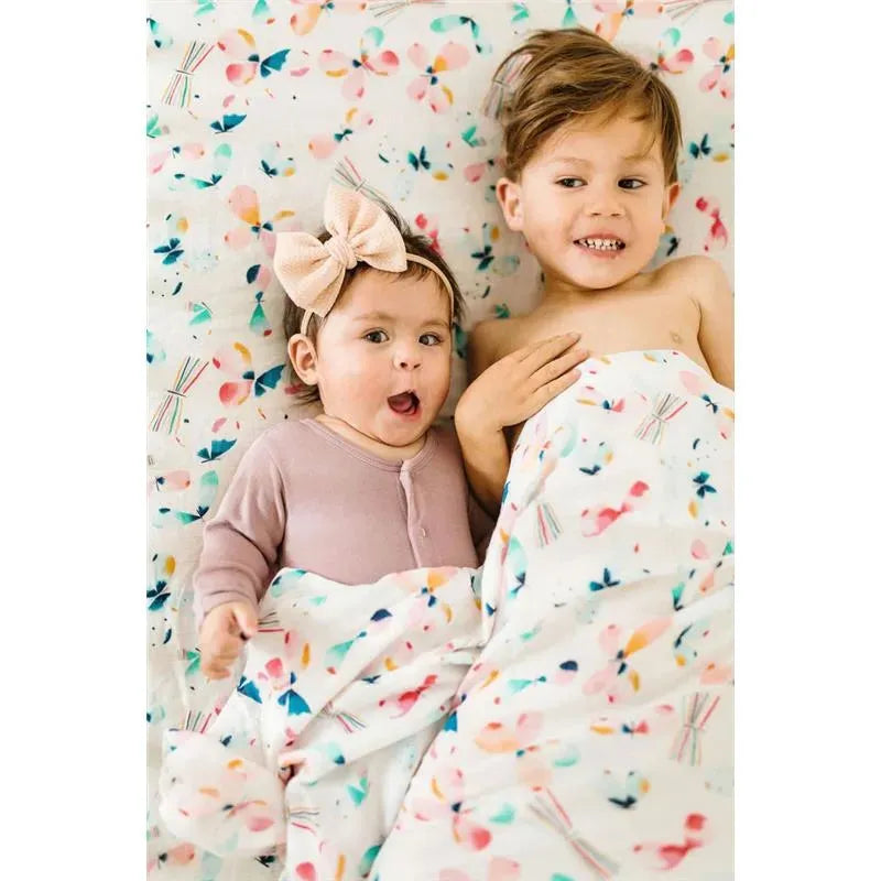 Loulou Lollipop - Muslin Swaddle, Butterfly Image 2