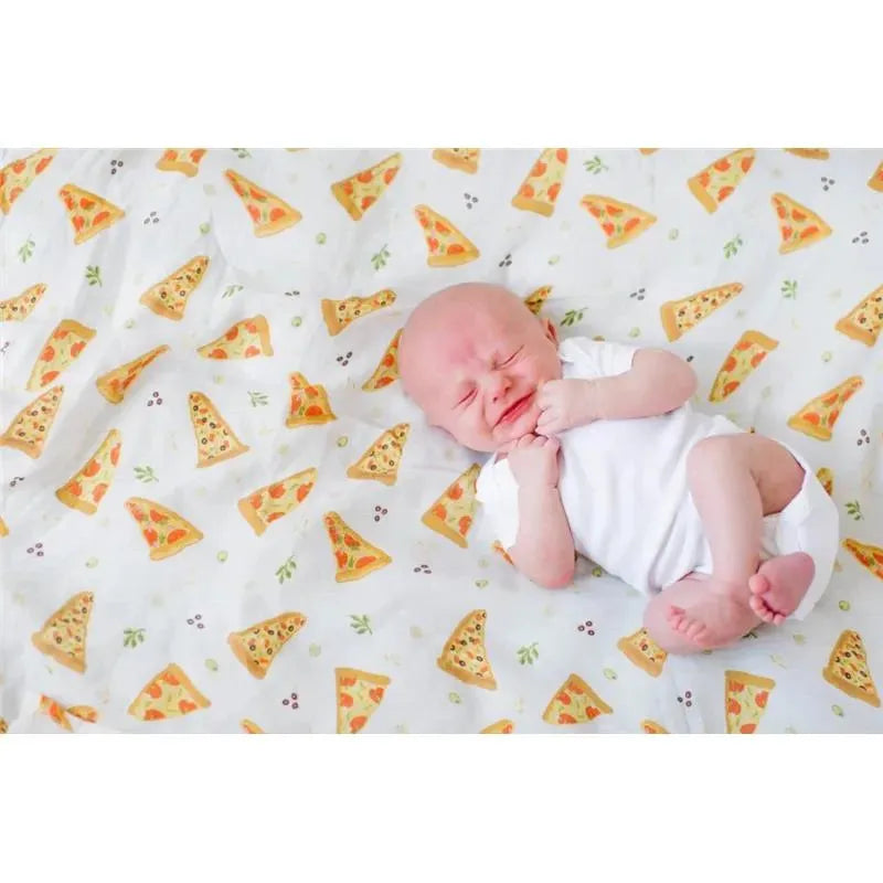 Loulou Lollipop Pizza Swaddle Blanket 1Pk