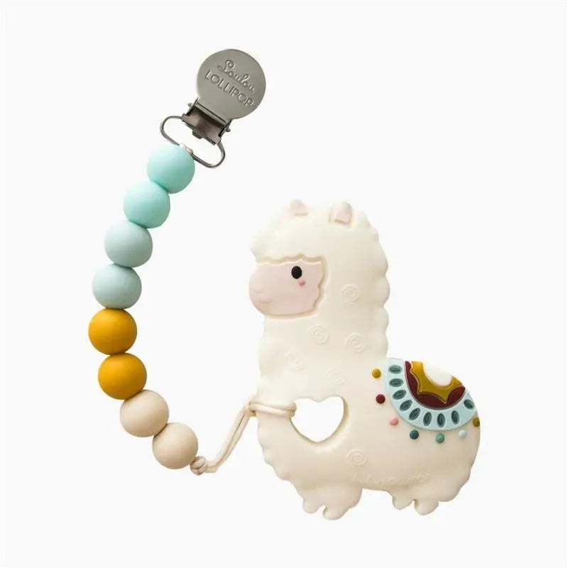 Loulou Lollipop - Silicone Teether Gem Set, Llama Image 1