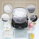 Luli Bebe - Monaco Diaper Bag Backpack, Pearl-White Image 4