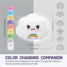 LumieWorld - Lumipets, Kids Night Light, Play Music, Kawaii Cloud Image 2