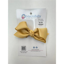 MacroBaby - Hair Bow Medium, Yelllow Image 1