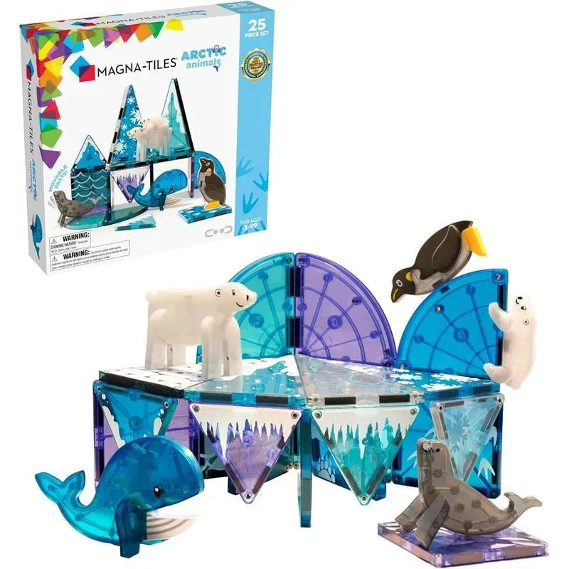 Magnatiles - Arctic Animals 25-Piece Magnetic Construction Set Image 1