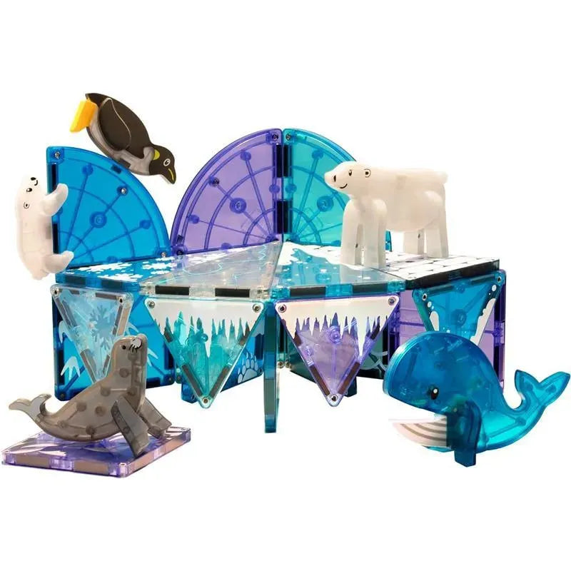 Magnatiles - Arctic Animals 25-Piece Magnetic Construction Set Image 3