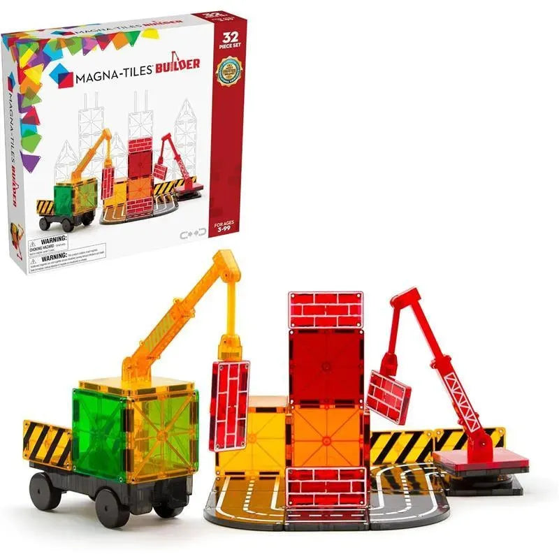 Magnatiles - Builder 32-Piece Magnetic Construction Set Image 1