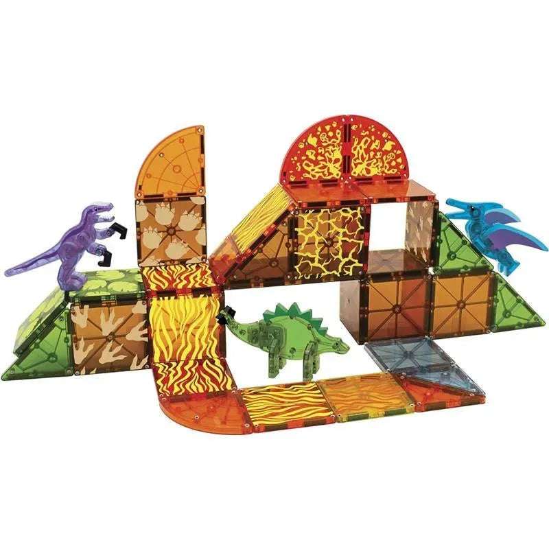 Magnatiles - Dino World 40-Piece Magnetic Construction Set Image 5