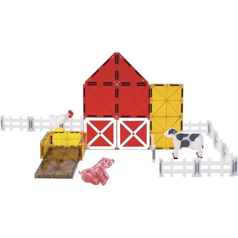 Magnatiles - Farm Animals 25-Piece Magnetic Construction Set Image 3