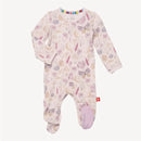 Magnetic Me - Baby Girl Organic Botanics Footie  Image 1