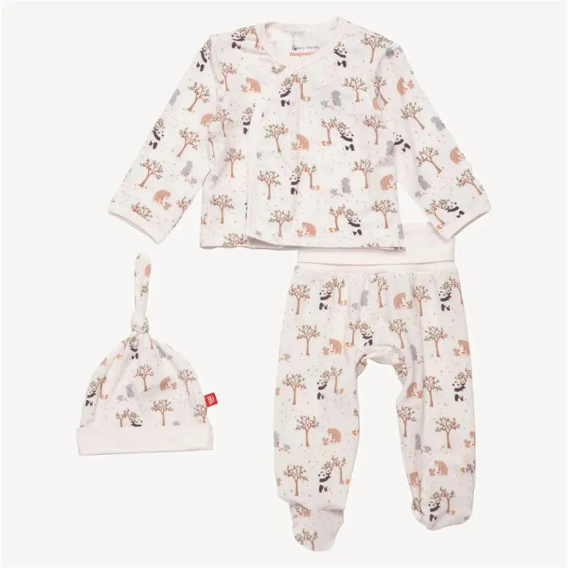 Magnetic Me - Take Me Home Set Family Tree Kimono Set, Newborn Image 1