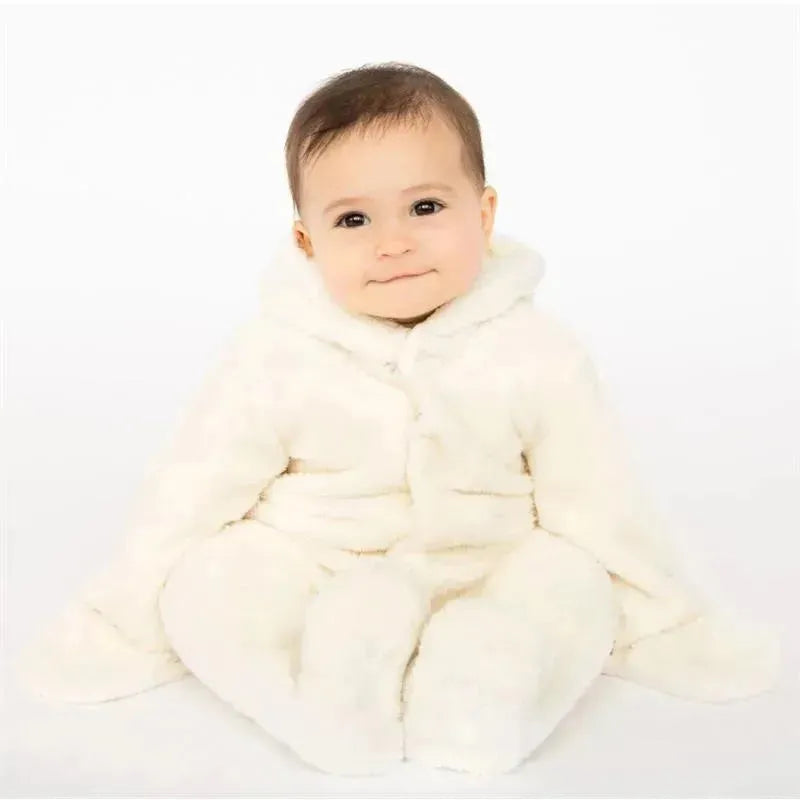 Magnificent Baby - Cloud Minky Pram Sherpa Footie Cloud  Image 3