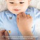 Magnificent Baby - Lilac Snow Waffle Modal Footie Image 2