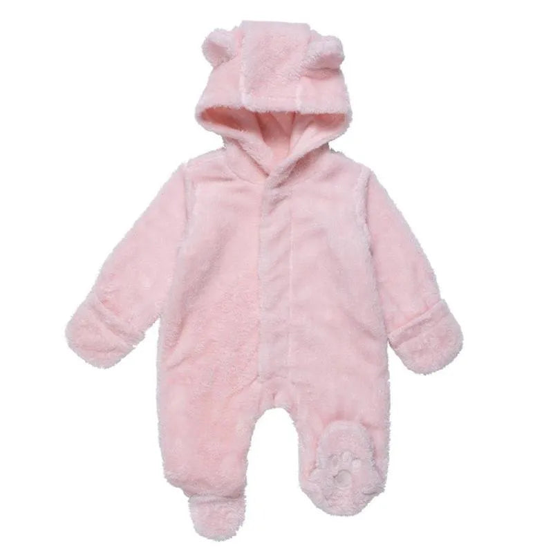 Magnificent Baby - Pink Blossom Minky Pram Sherpa Footie  Image 2