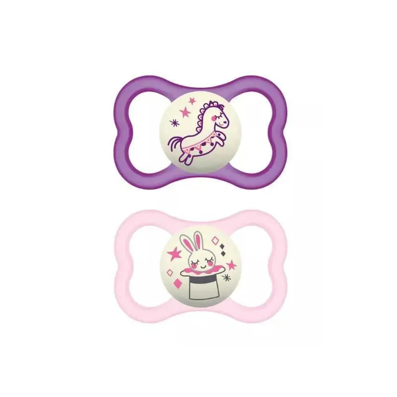 Mam - Air Night Pacifier 16+ Months, Girl Image 1