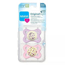 Mam Girls' Night Pacifiers, 0-6M Image 2