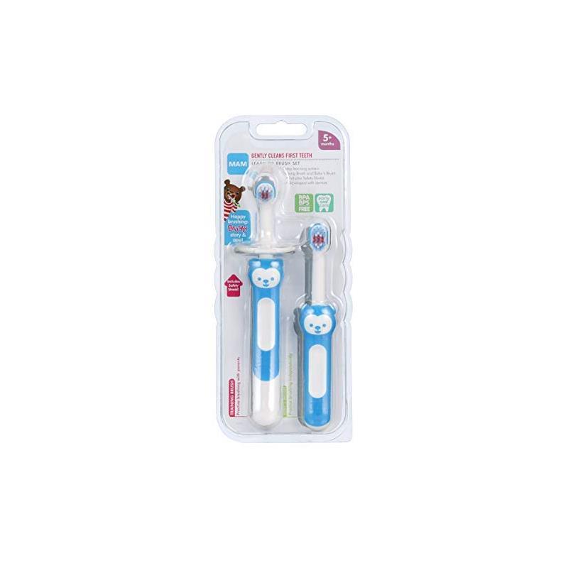 MAM 2-Pack Months Baby Toothbrush Blue, 55% OFF