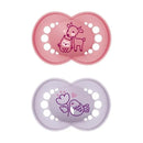 Mam - Matte Deco Pacifier 6-16 Months, Girl Image 1