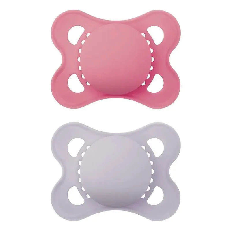 MaM Original Matte Baby PAcifier 2 Pack Girl 0-6M Image 1