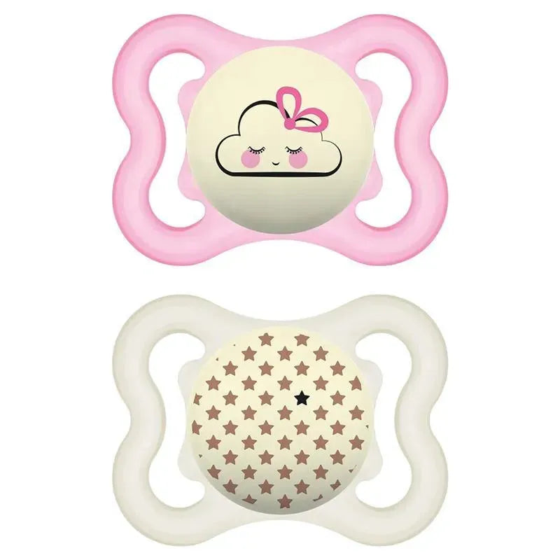 Mam - Supreme Night Pacifier 0-6 Months, Girl Image 1