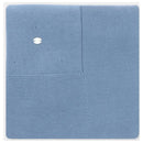 Martin Aranda - Baby Blanket Knit Noto 40'X40', Blue Francia Image 1