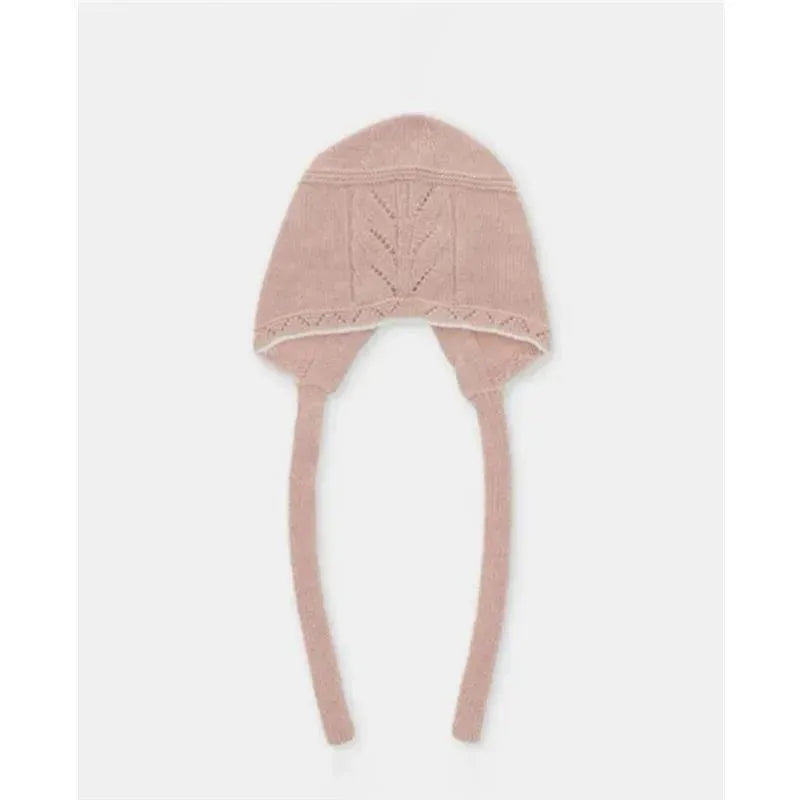 Martin Aranda - Baby Bonnet Knit Lin, Pastel Pink Image 1