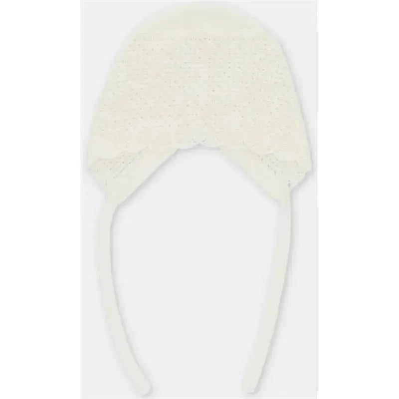 Martin Aranda - Baby Bonnet Knit Marfil Pink Ciruela Image 1