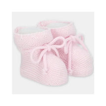 Martin Aranda - Baby Booties Knit Chiara, Ocean Blue Image 1