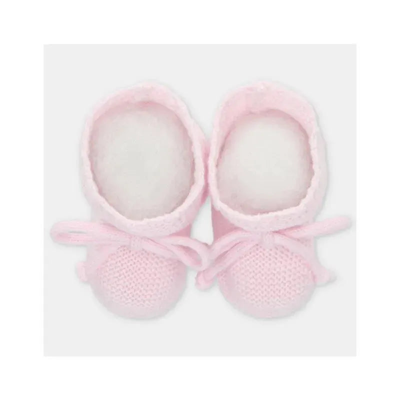 Martin Aranda - Baby Booties Knit Chiara, Pastel Pink Image 3