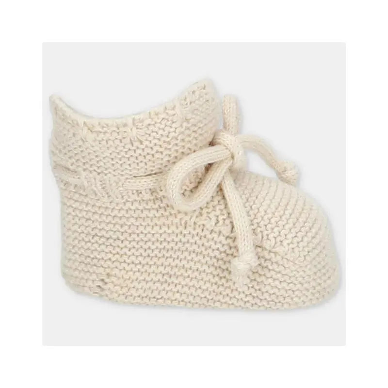 Martin Aranda - Baby Booties Knit Gold, Light Beige Image 2